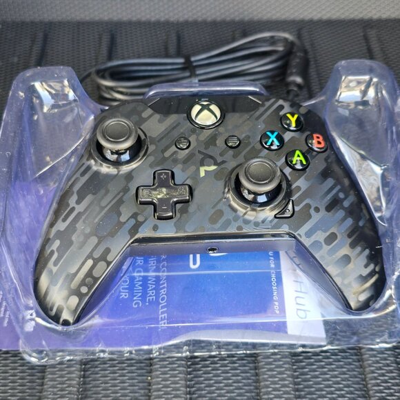 Xbox One & Windows PDP Gaming Wired Controller Stealth Series Phantom Black Dual - Picture 2 of 7